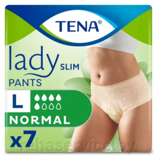 Впитывающие трусы для женщин Tena Lady Slim Pants Normal Large 95-125 см (L), 7 шт